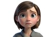 © AVI3D - 3D Rendered Portrait of a Sad Young Woman