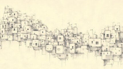  The Community Within the City of Refuge Supporting Each Other, Biblical Illustration from Numbers, Cities of Refuge, Beige Background, Ideal for Religious Education and Worship Materials