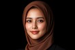 © PixelAI - Portrait Of A Young Asian Businesswoman Wearing A Hijab, Smart Clothes, Ready For Success