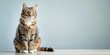 © Udomner - Domestic cat sitting sideways and gazing attentively, pet, feline, animal, mammal, domesticated, cute, adorable, fur, whiskers