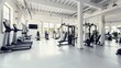 © Montaha Hossain - Modern Gym Interior with Fitness Equipment
