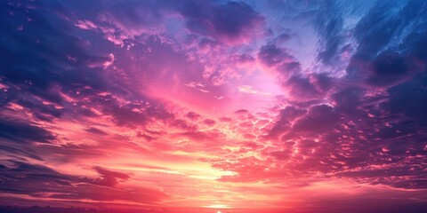Wall Mural - sun and stunning sunset images