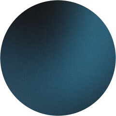 Poster - Textured blue circle on a clear background, ideal for any graphic design work