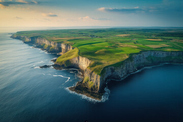 Sticker - Aerial view of ireland