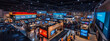 © Katrin_Primak - Bustling high-tech convention center with innovative exhibits