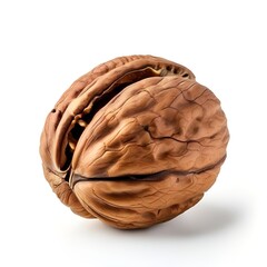 Wall Mural - walnut isolated on white background