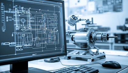Engineering Designer : a mechanical engineering design software on a computer screen