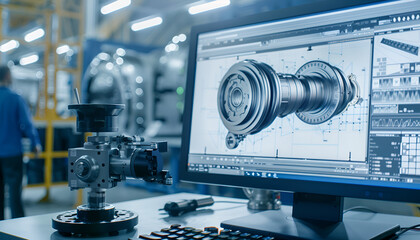 Engineering Designer : a mechanical engineering design software on a computer screen