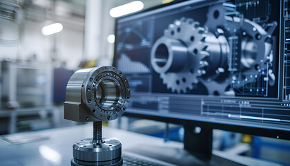 Engineering Designer : a mechanical engineering design software on a computer screen