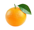 © Allyana - Orange fruit isolated on a white background.