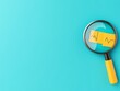© Natalia - Data quality analysis, magnifying glass over data, 3D illustration