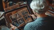 © Image Alchemy - Woman Looking At Photo Album, Generative AI