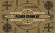 © anggri - The 'Please Stand By' cards, often seen as simple text or graphic screens, are used by television stations or networks when they encounter technical difficulties during a broadcast.