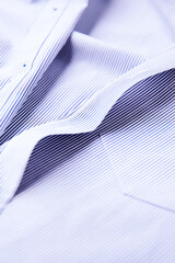 Wall Mural - Close up of mens striped shirt.