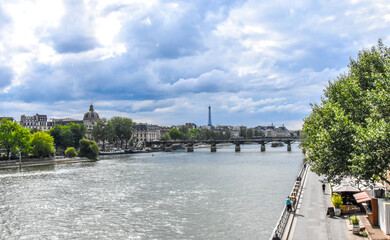 France. Paris.  Views and attractions in summer