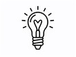 © Sukifli.D - Light bulb, outline only, SVG , side angle, denoting ideas, innovation, and inspiration