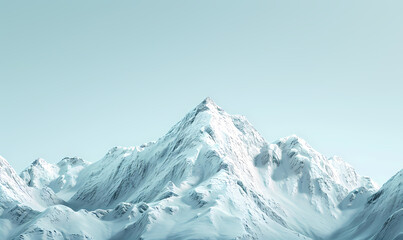 Wall Mural - snow covered mountains