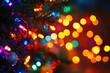 © twilight mist - Close-up of Christmas Tree Lights and Ornaments