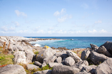 Sticker - rocks and ocean