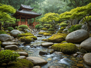 Wall Mural - japanese garden