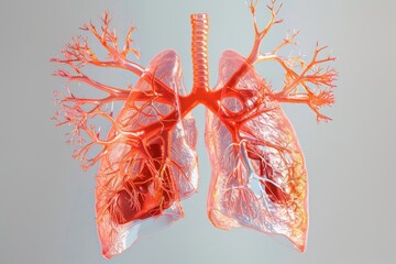 Wall Mural - A close up of a human lung