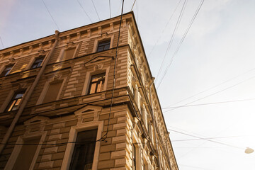 facade old building