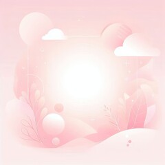 Wall Mural - Pink pastel background. AI generative