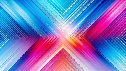 Wall Mural - colorful gradient background with lines geometric pattern ,generative ai
