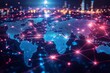 © dendyh7 - Global Digital Business Network Connection Illustration created with Generative AI