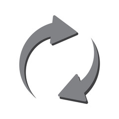 Wall Mural - repeat icon. repeating vector symbol. simple return outline icons. double arrow icon. design eps 10