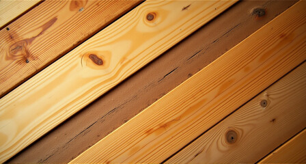 Wall Mural - close up of wooden plank