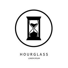 Sticker - Logo vector design for business. Hourglass logos.