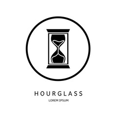 Wall Mural - Logo vector design for business. Hourglass logos.