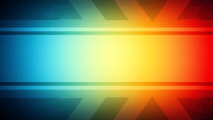 Wall Mural - Abstract background with blue, green, yellow, orange, and red gradient colors.