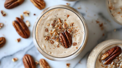 Wall Mural - Pecan Pie Smoothie With Yacon Syrup