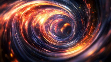 Wall Mural - 67. A swirling vortex of glowing light and color with a transparent, ethereal effect