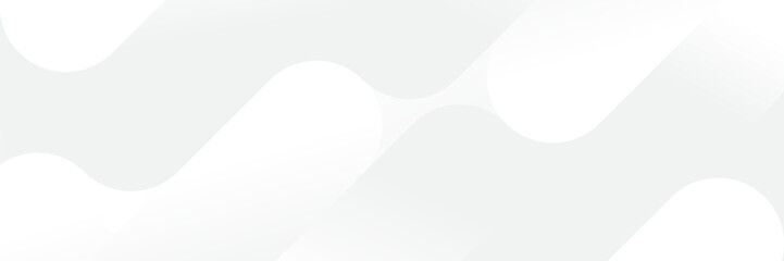 Wall Mural - abstract white geometric banner design background.