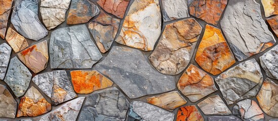 Aufkleber - Free stone tile pattern background with space for product or advertising copy image included
