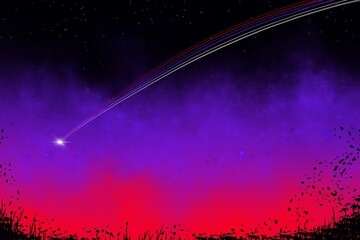 Wall Mural - stars in the sky