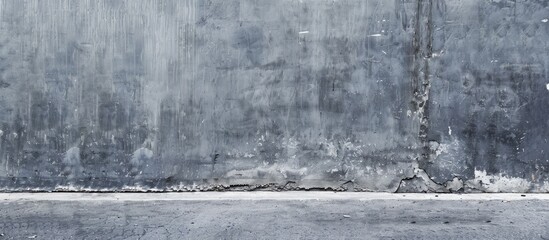 Aufkleber - Grey painted concrete wall with a blank copy space image