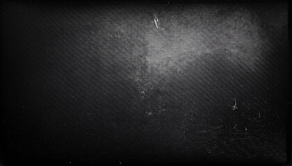 Aufkleber - Grungy Black Texture with Subtle Scratches Light Gradient, Design Project Gritty Raw Visual Element. Banner Poster Background Wallpaper With Copy Space