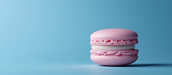 Poster - Macaron cake. with copy space image. Place for adding text or design