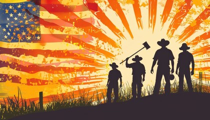 Wall Mural - Labor Day