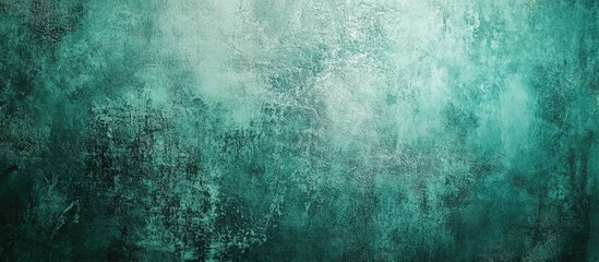Wall Mural - green aqua grunge backdrop or texture. with copy space image. place for adding text or design