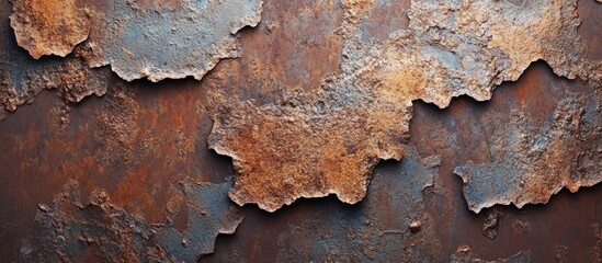 Aufkleber - Abstract background featuring rusty metal Metal background. with copy space image. Place for adding text or design