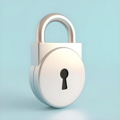 lock icon on button