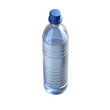 © ndozen - Water bottle, isolated on a transparent background, 3D Rendering, isometric