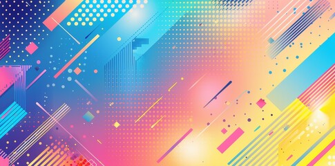 Wall Mural - abstract colorful background with geometrical, liquid shapes in blue, pink and purple. futuristic, e