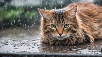 Poster - portrait of a cat