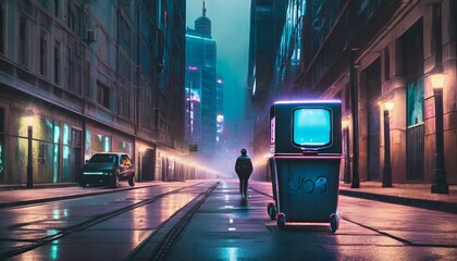 Canvas Print - night in the city